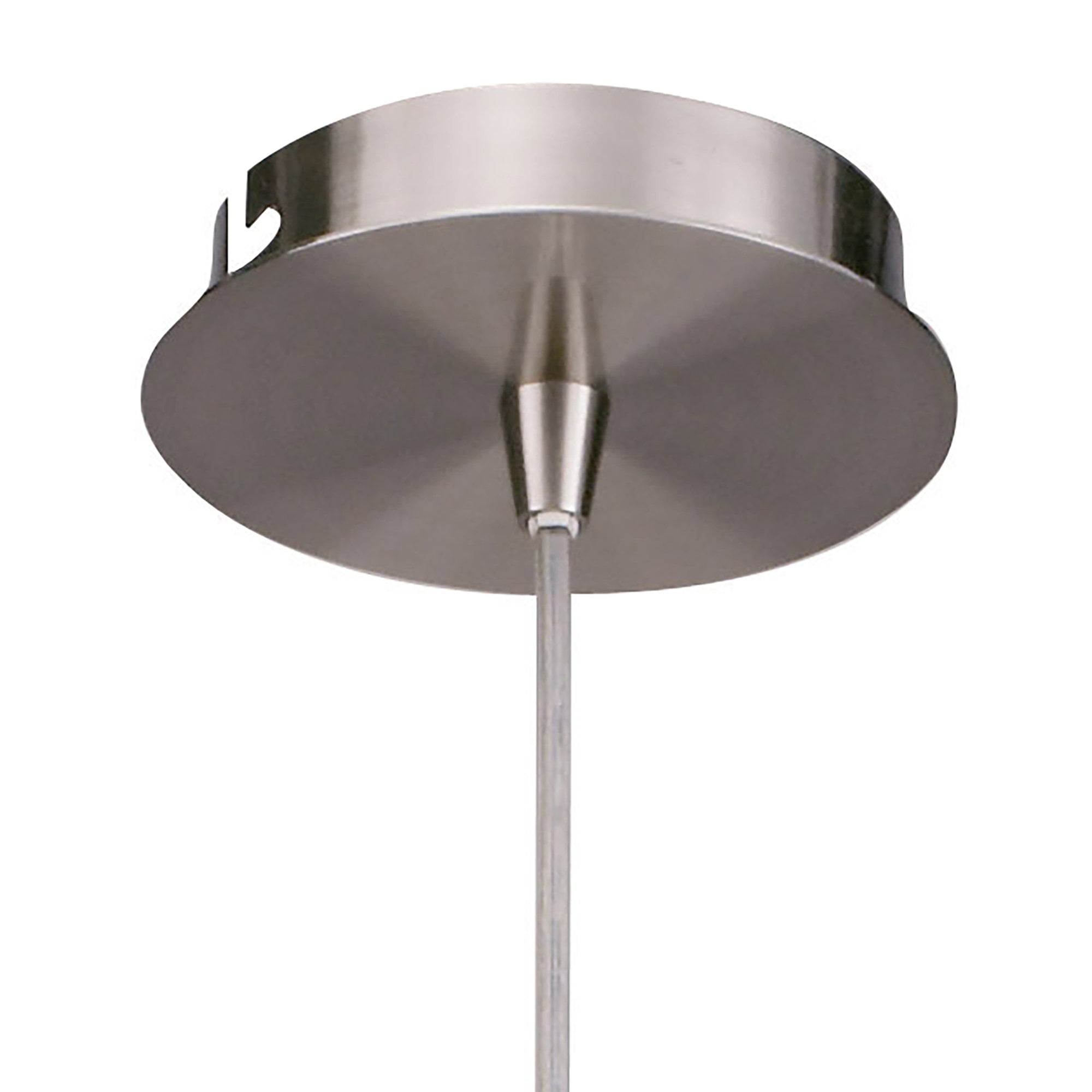 M8612/1 Alaska Square Pendant 1 Light Satin Nickel
