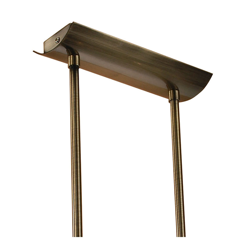 M0430AB Alfa Linear Pendant 5 Light G9 Antique Brass