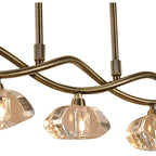 M0430AB Alfa Linear Pendant 5 Light G9 Antique Brass