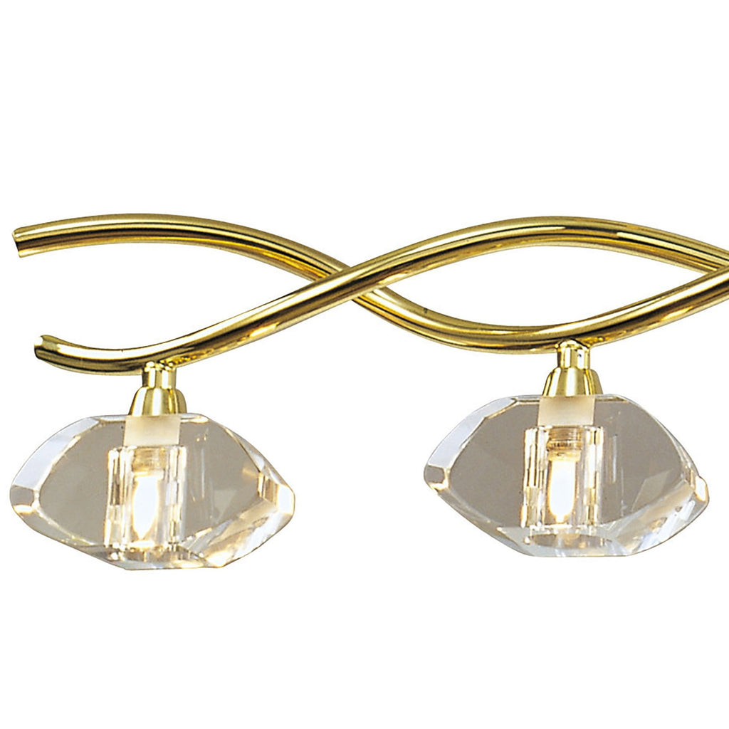 M0430PB Alfa Linear Pendant 5 Light G9 Polished Brass