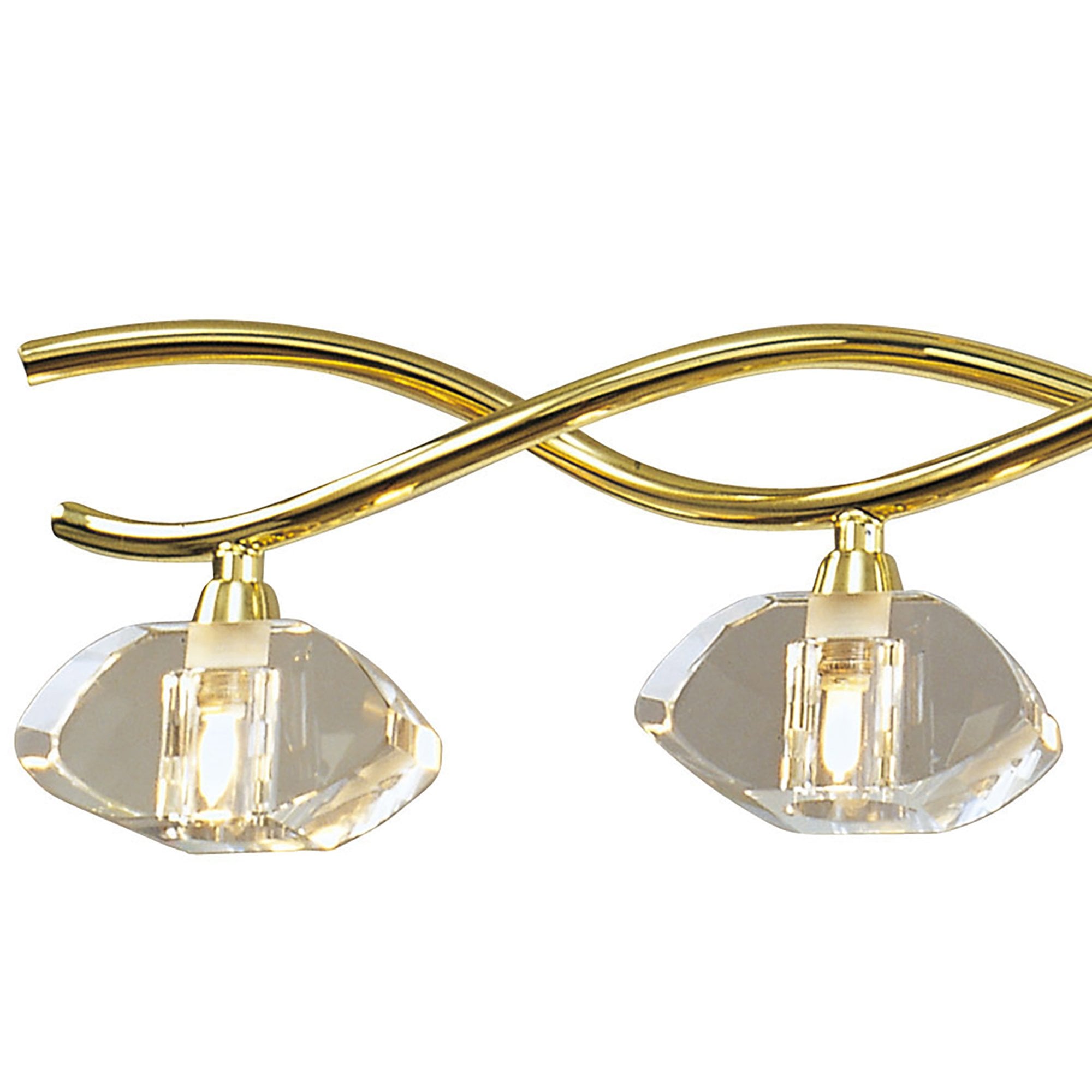M0430PB Alfa Linear Pendant 5 Light G9 Polished Brass