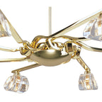 M0410PB Alfa Pendant 8 Light G9 Polished Brass