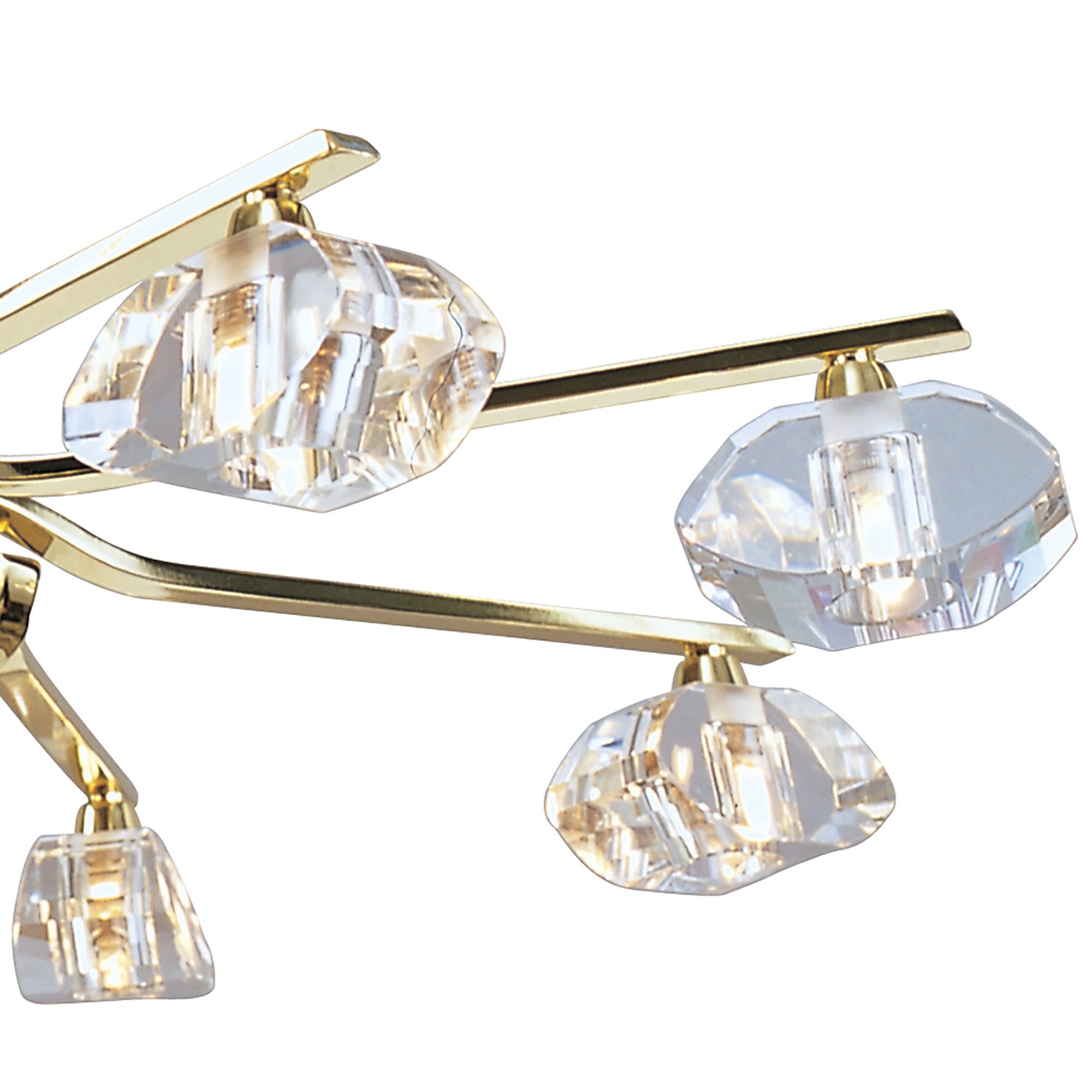 M0410PB Alfa Pendant 8 Light G9 Polished Brass