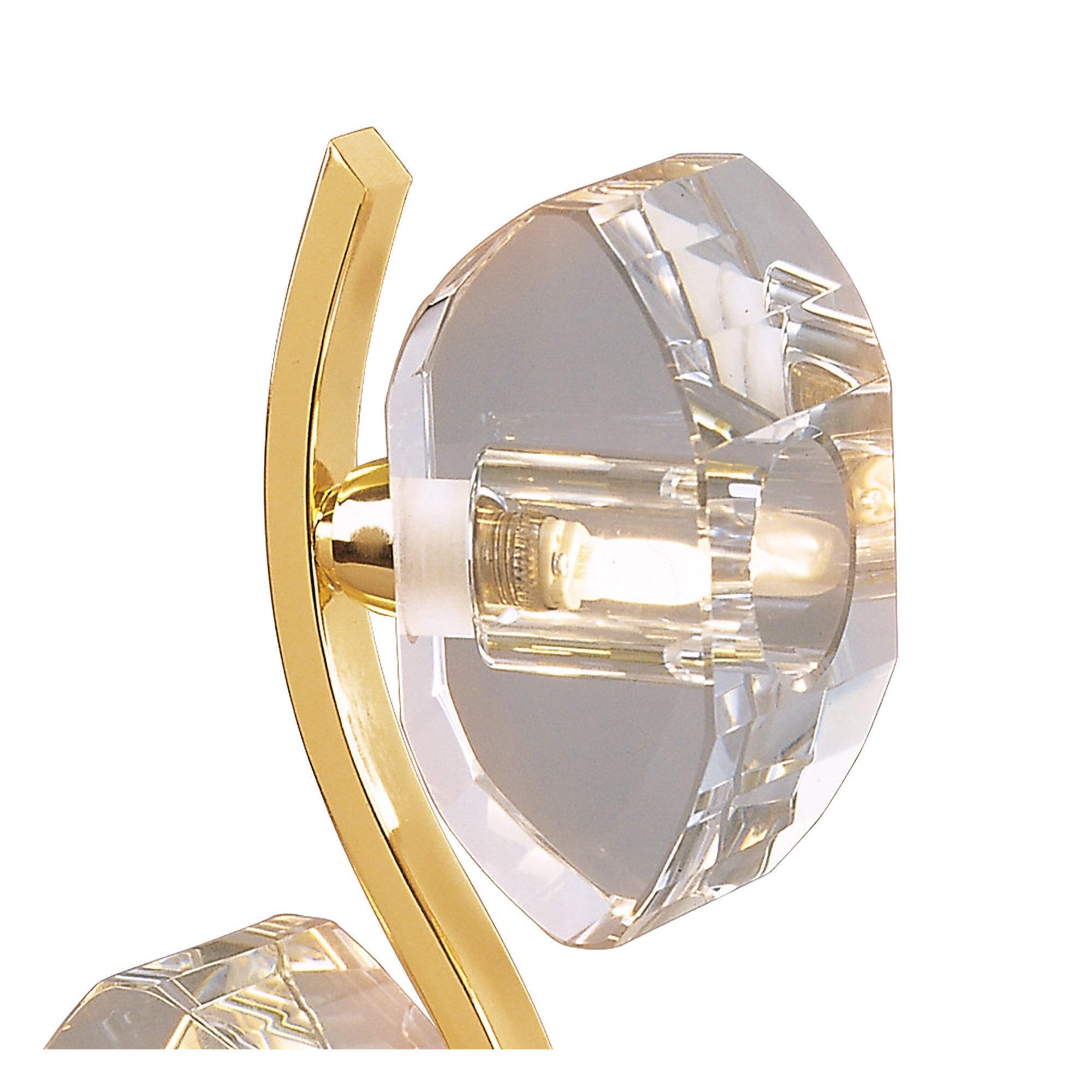 M0565FG Alfa Table Lamp 2 Light G9 French Gold