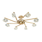 M0550FG Alfa Semi Flush 8 Light G9 French Gold