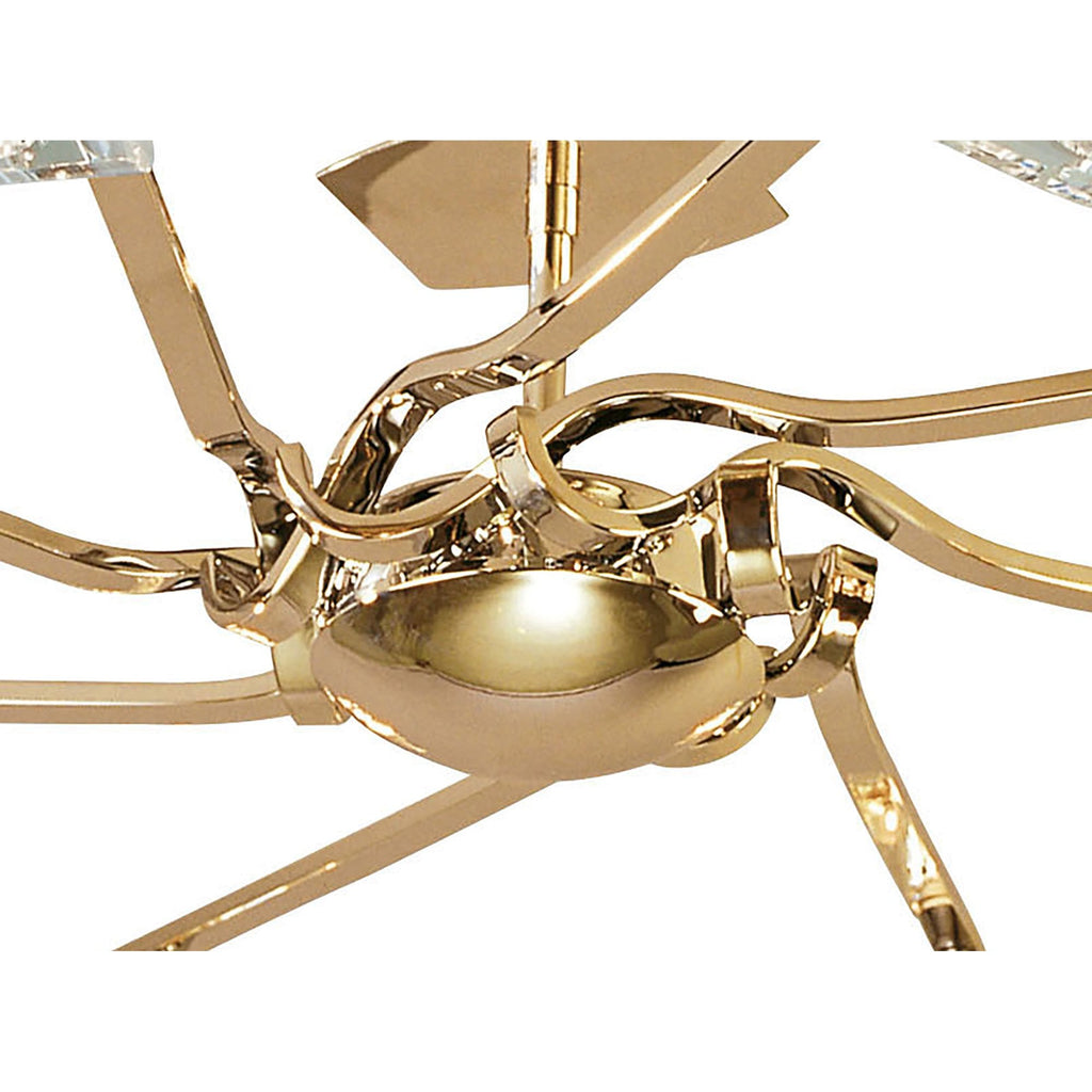 M0550FG Alfa Semi Flush 8 Light G9 French Gold