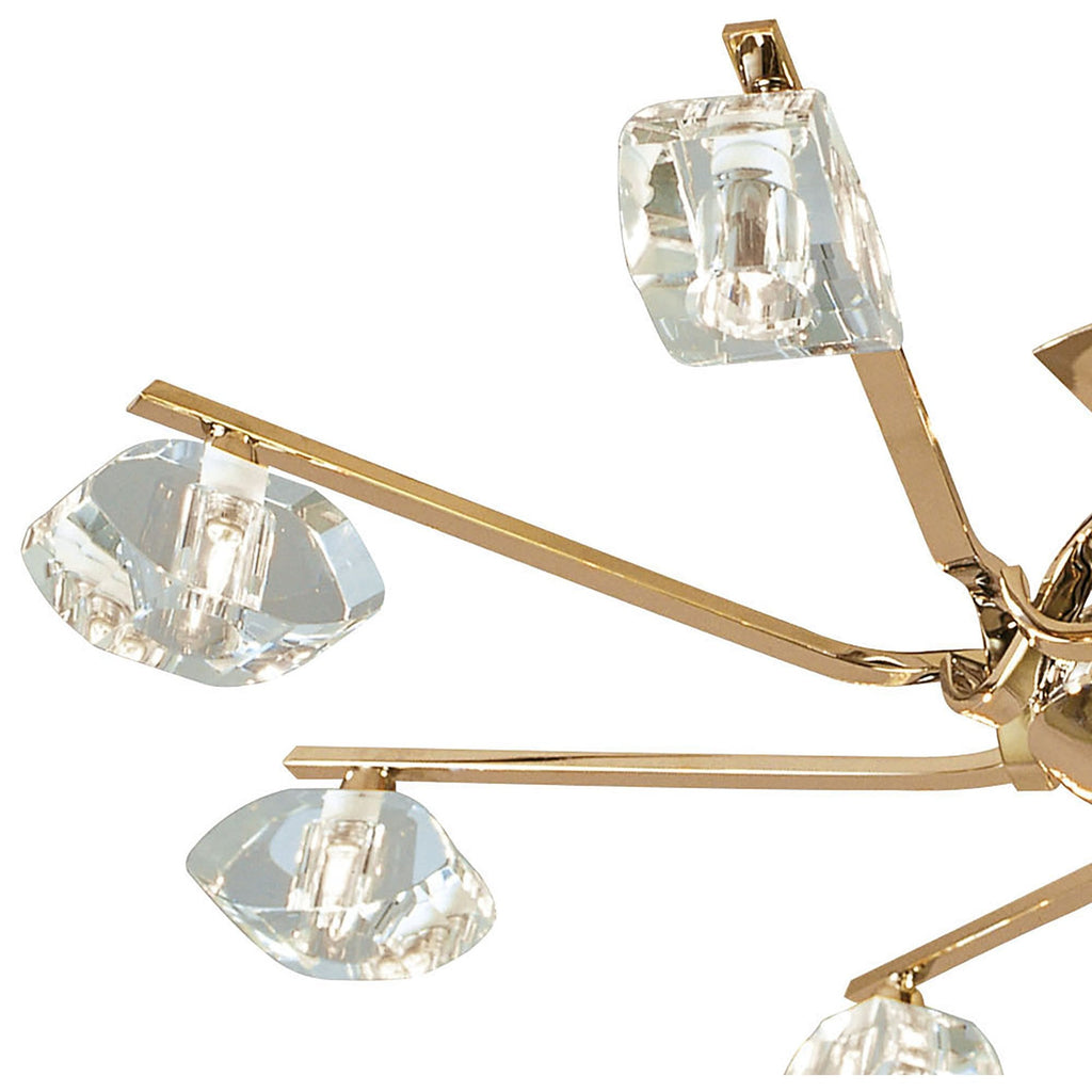 M0550FG Alfa Semi Flush 8 Light G9 French Gold