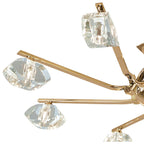 M0550FG Alfa Semi Flush 8 Light G9 French Gold