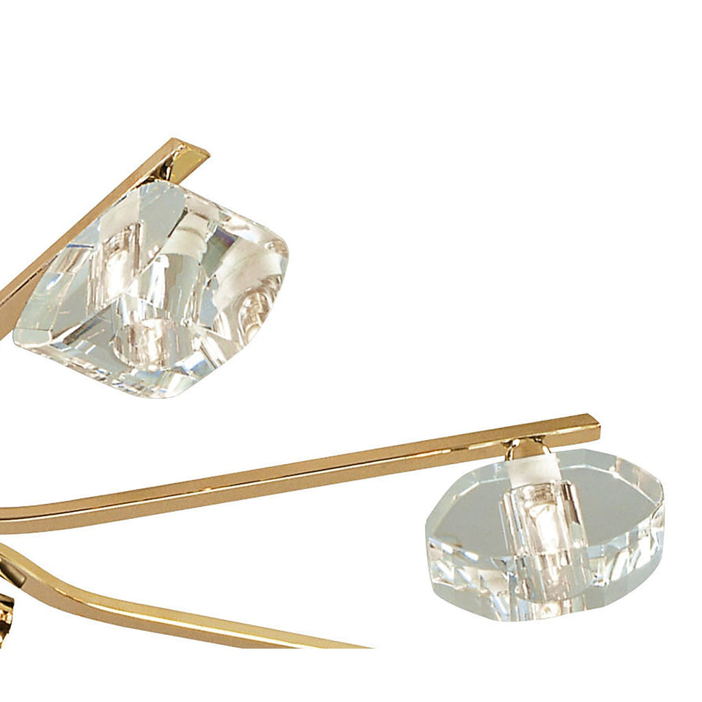 M0550FG Alfa Semi Flush 8 Light G9 French Gold