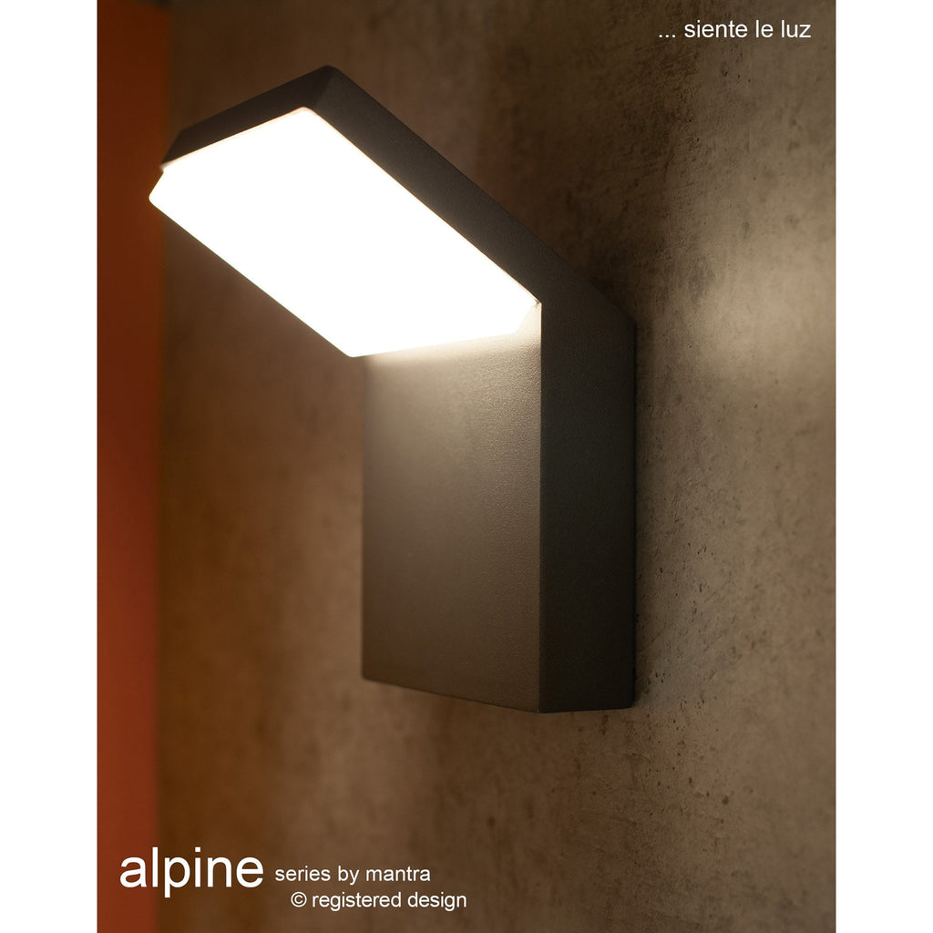 M7045 Alpine Outdoor Wall Lamp 6W LED Anthracite
