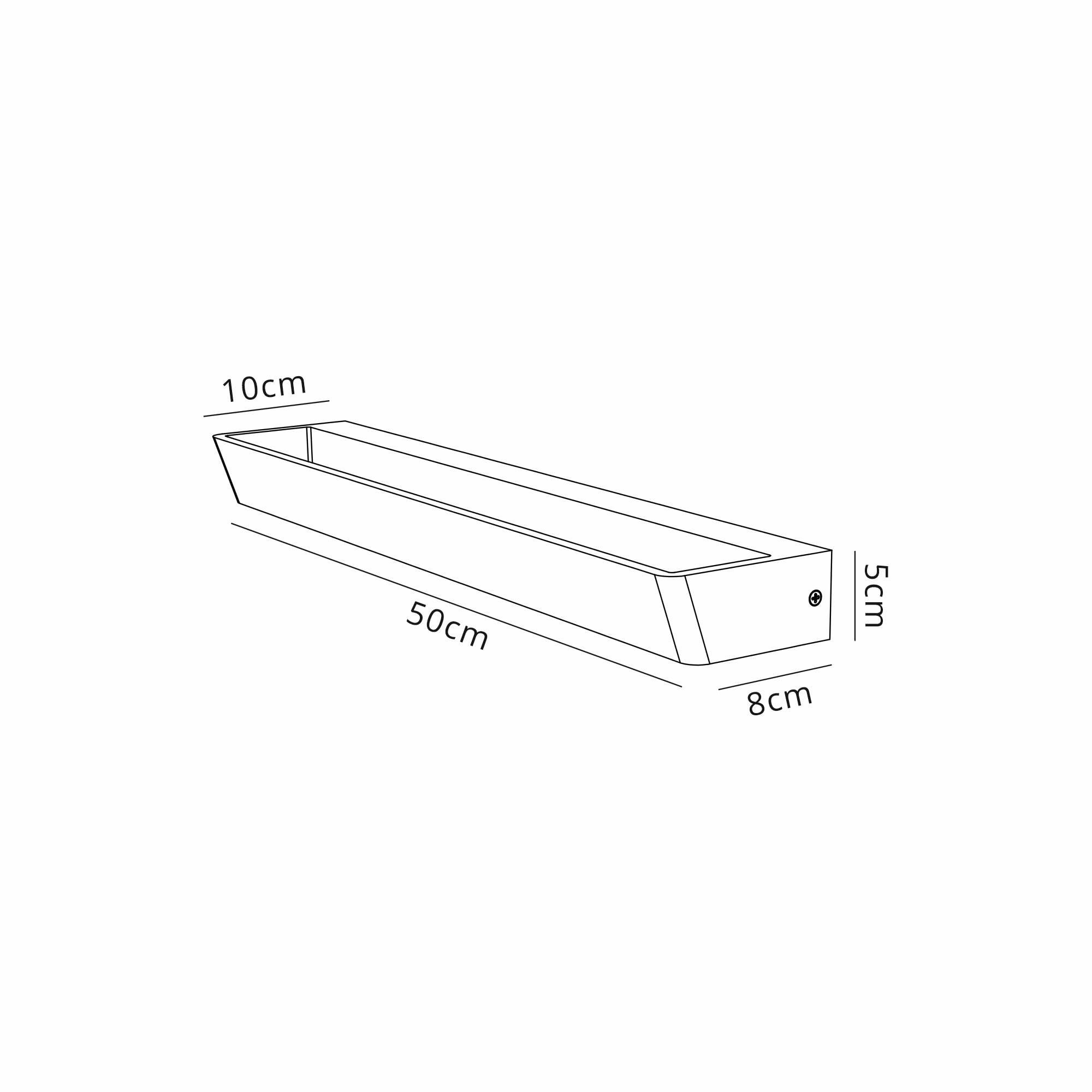 M8091 Altea Wall Lamp 30W LED White