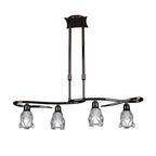 M8624BC/1 Amel Telescopic 4 Light Black Chrome