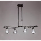 M8624BC/1 Amel Telescopic 4 Light Black Chrome