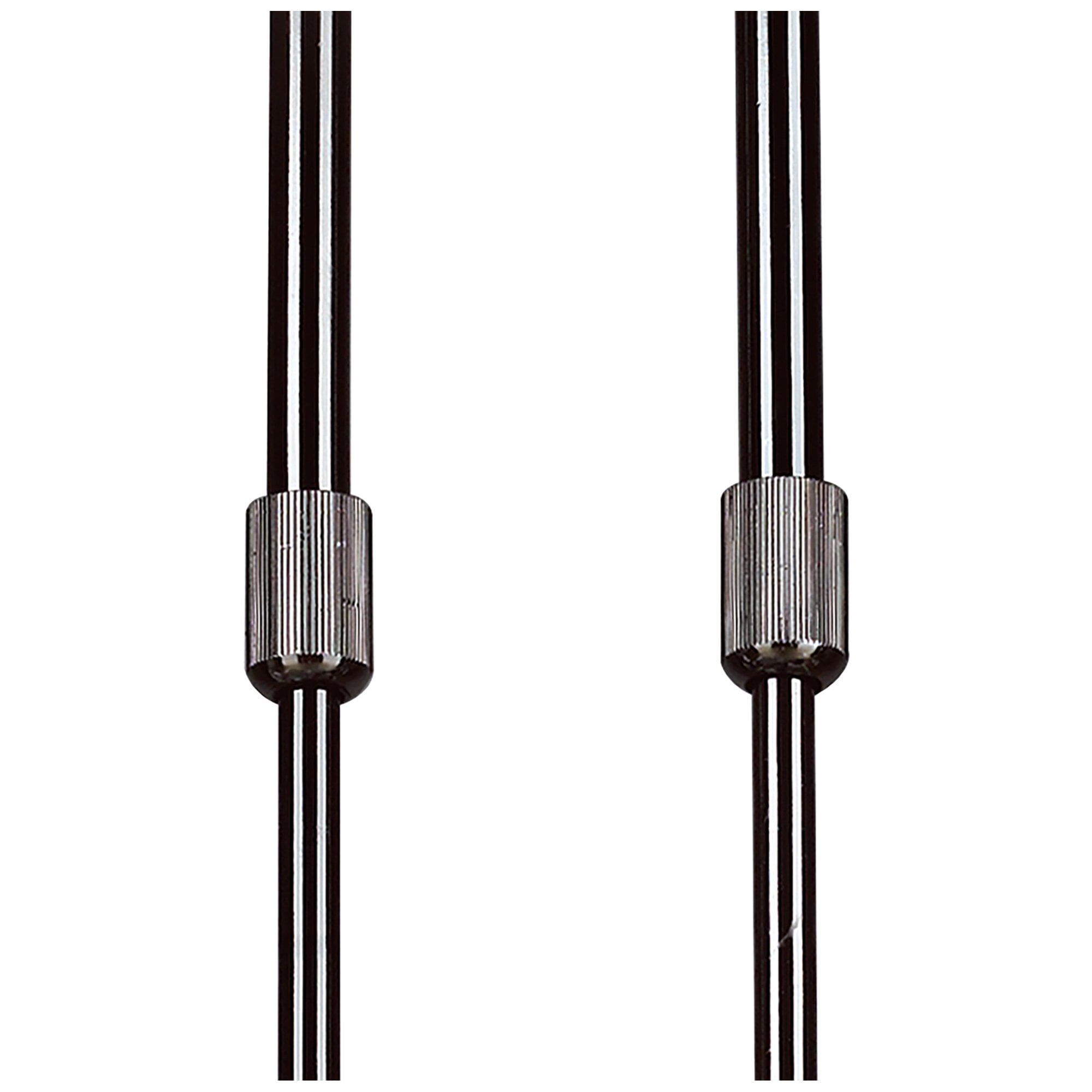 M8624BC/1 Amel Telescopic 4 Light Black Chrome