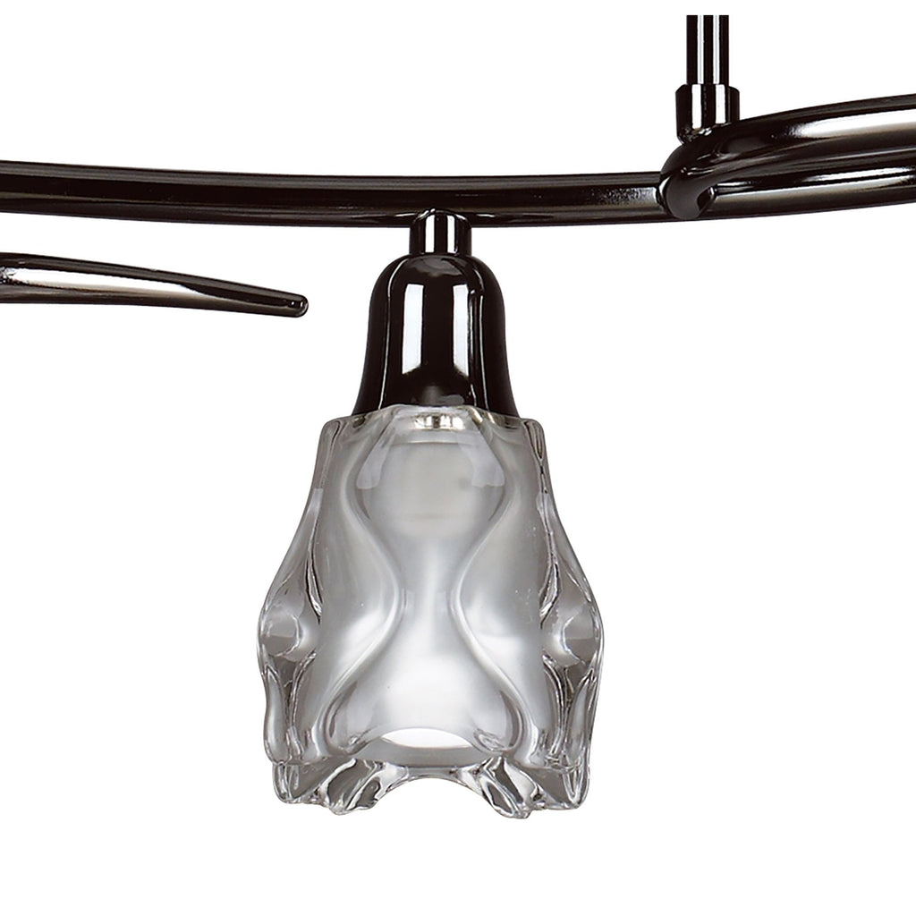 M8624BC/1 Amel Telescopic 4 Light Black Chrome