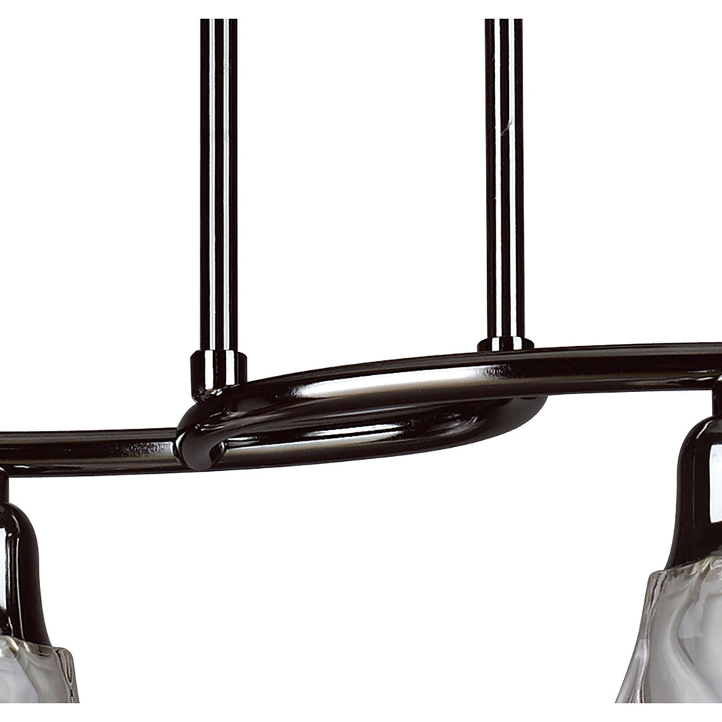 M8624BC/1 Amel Telescopic 4 Light Black Chrome