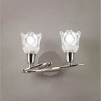 M8581/S/1 Amel Wall Lamp Switched 2 Light Polished Chrome