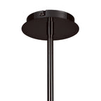 M8621BC/1 Amel Telescopic Convertible To Semi Flush 6 Light Black Chrome