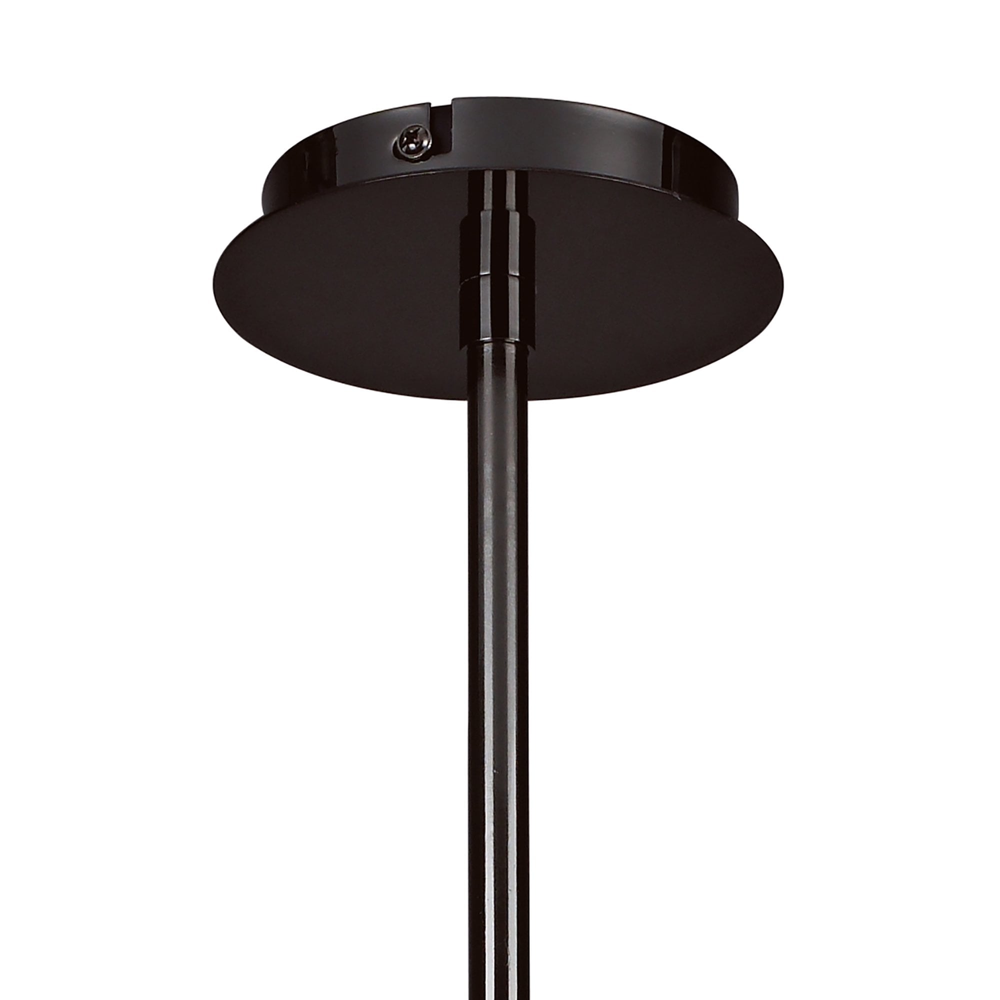 M8621BC/1 Amel Telescopic Convertible To Semi Flush 6 Light Black Chrome
