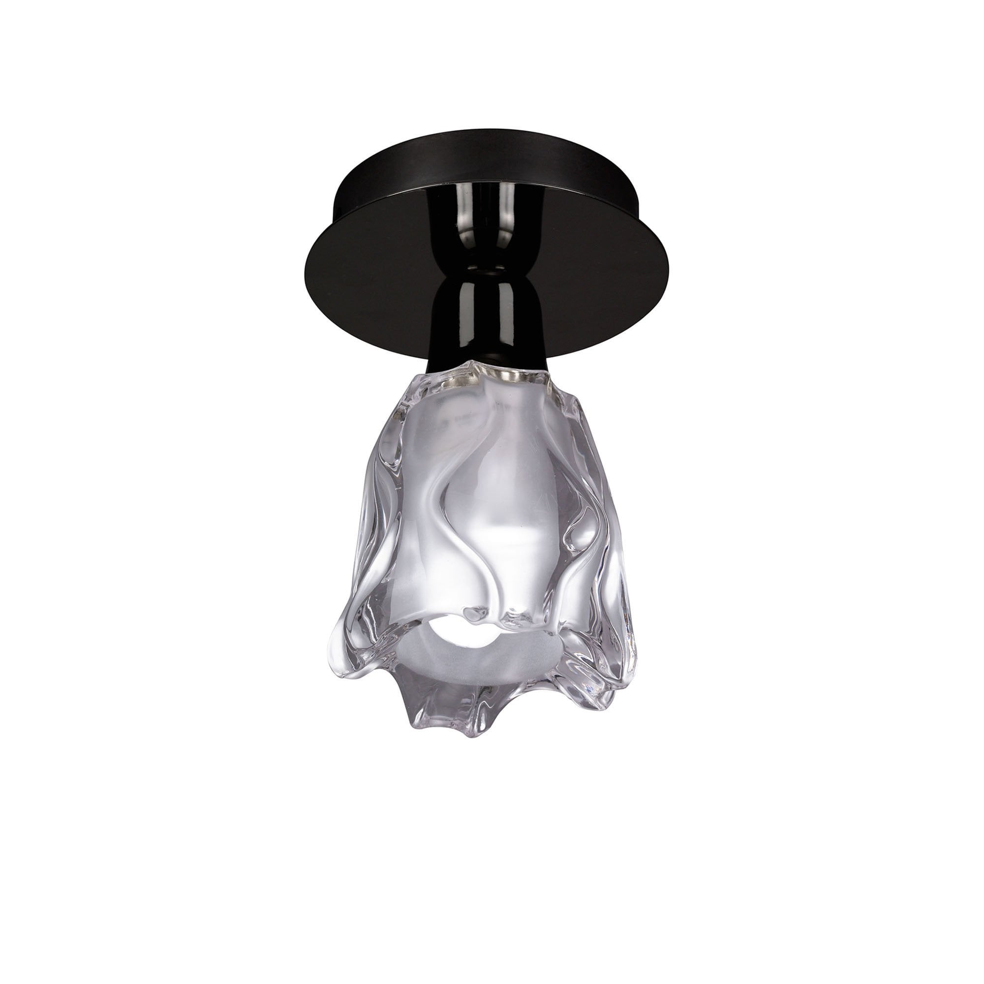 M8625BC/1 Amel Ceiling 1 Light Black Chrome