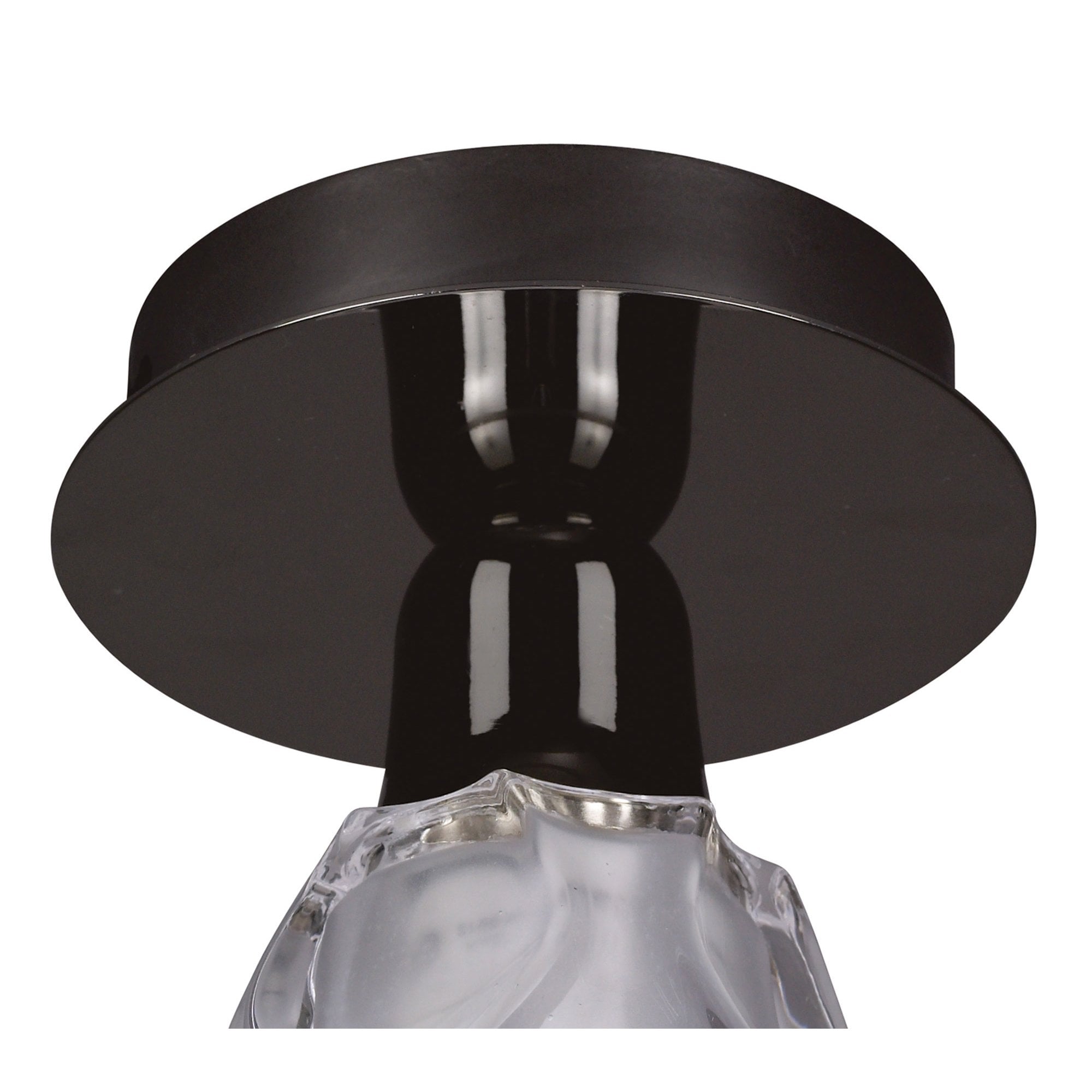 M8625BC/1 Amel Ceiling 1 Light Black Chrome