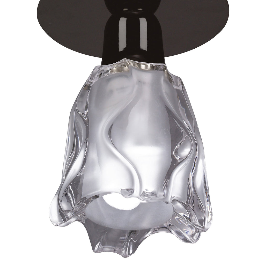 M8625BC/1 Amel Ceiling 1 Light Black Chrome