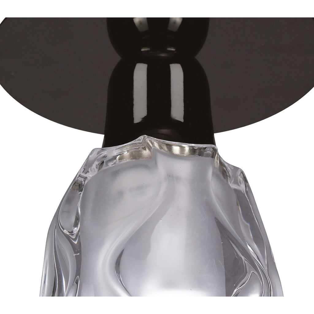 M8625BC/1 Amel Ceiling 1 Light Black Chrome