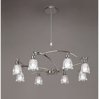 M8620/1 Amel Telescopic 8 Light Polished Chrome