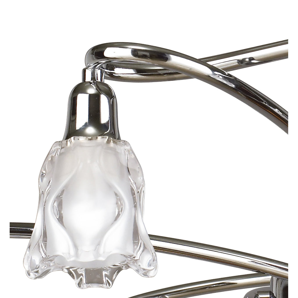 M8620/1 Amel Telescopic 8 Light Polished Chrome