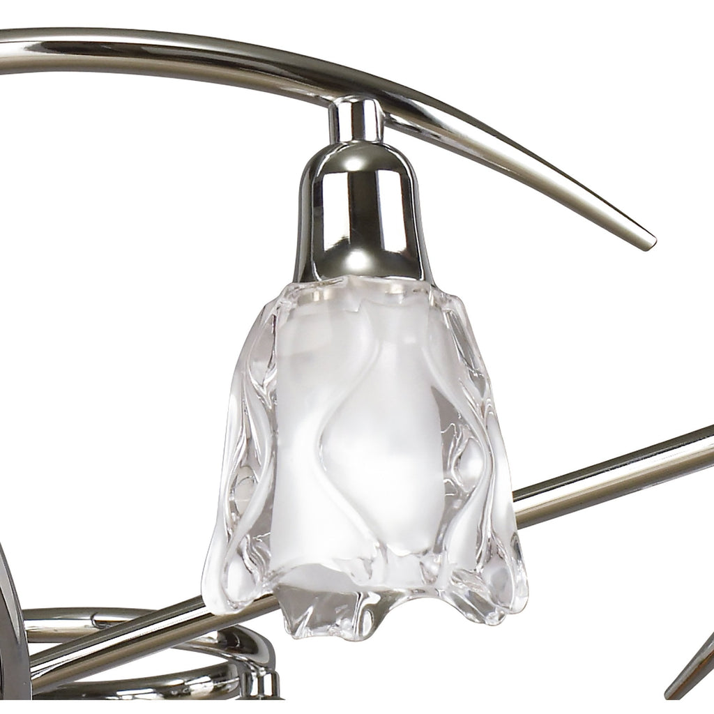 M8620/1 Amel Telescopic 8 Light Polished Chrome