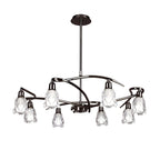 M8620BC/1 Amel Telescopic 8 Light Black Chrome