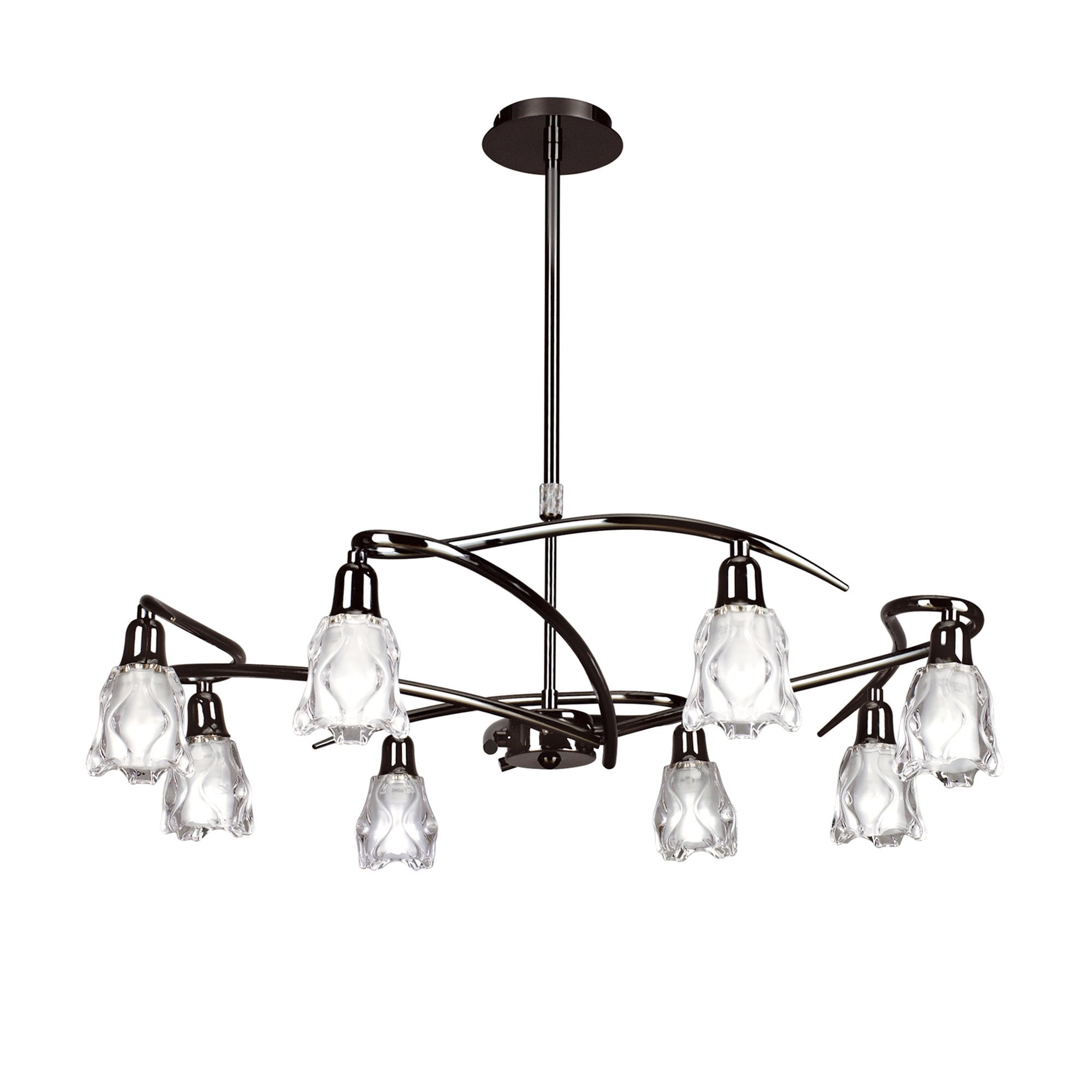 M8620BC/1 Amel Telescopic 8 Light Black Chrome