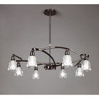 M8620BC/1 Amel Telescopic 8 Light Black Chrome