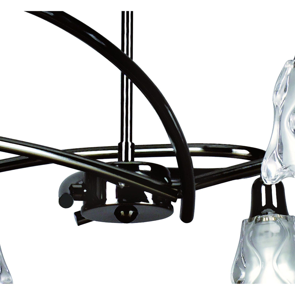 M8620BC/1 Amel Telescopic 8 Light Black Chrome