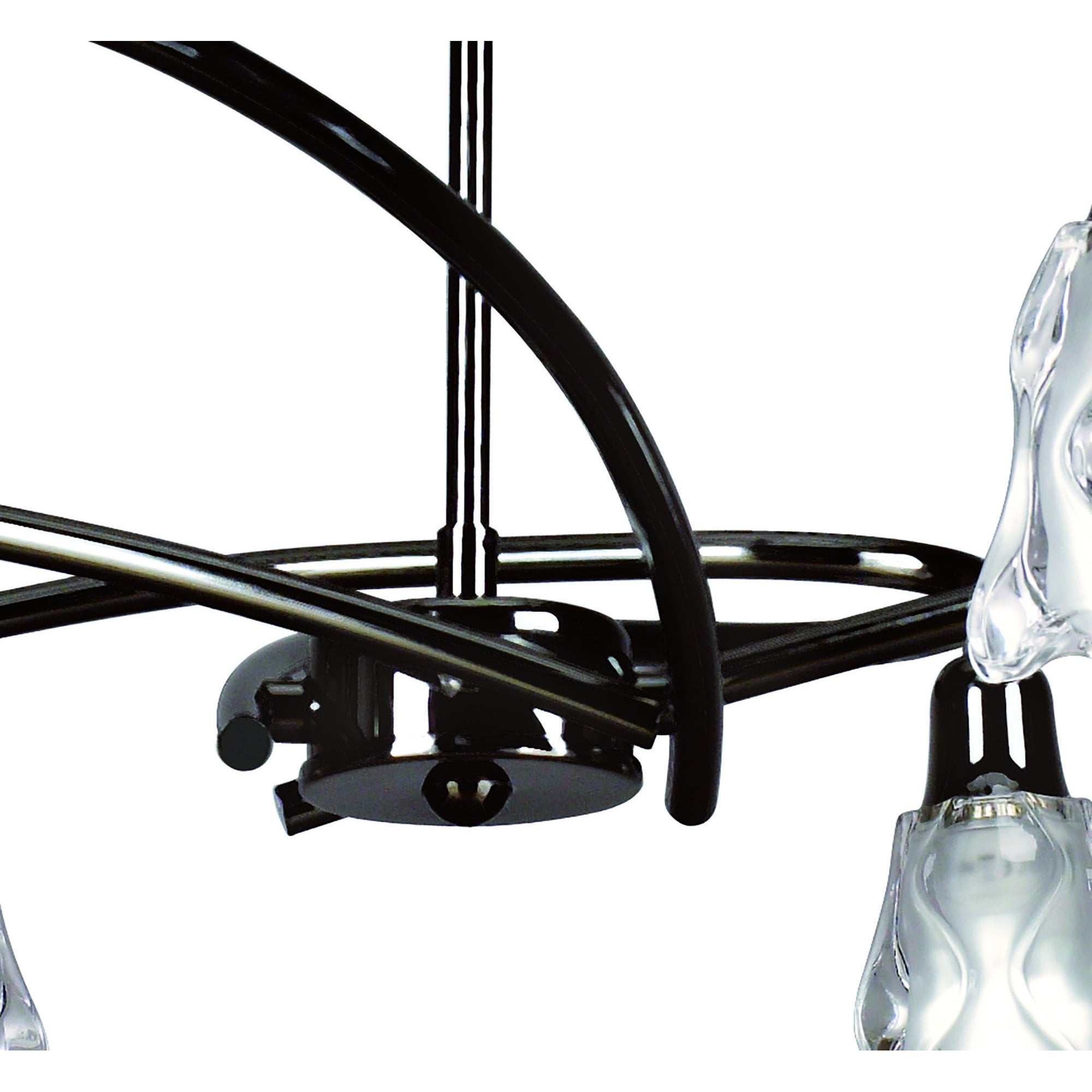 M8620BC/1 Amel Telescopic 8 Light Black Chrome