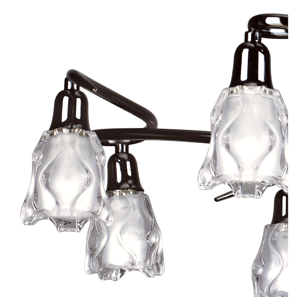 M8620BC/1 Amel Telescopic 8 Light Black Chrome
