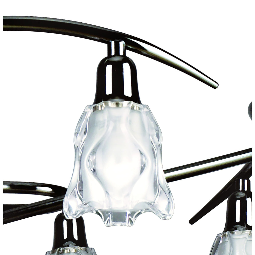M8620BC/1 Amel Telescopic 8 Light Black Chrome
