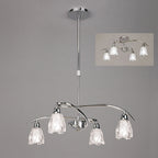 M8622/1 Amel Telescopic Convertible To Semi Flush 4 Light Polished Chrome