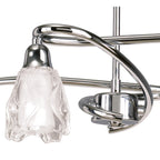 M8622/1 Amel Telescopic Convertible To Semi Flush 4 Light Polished Chrome