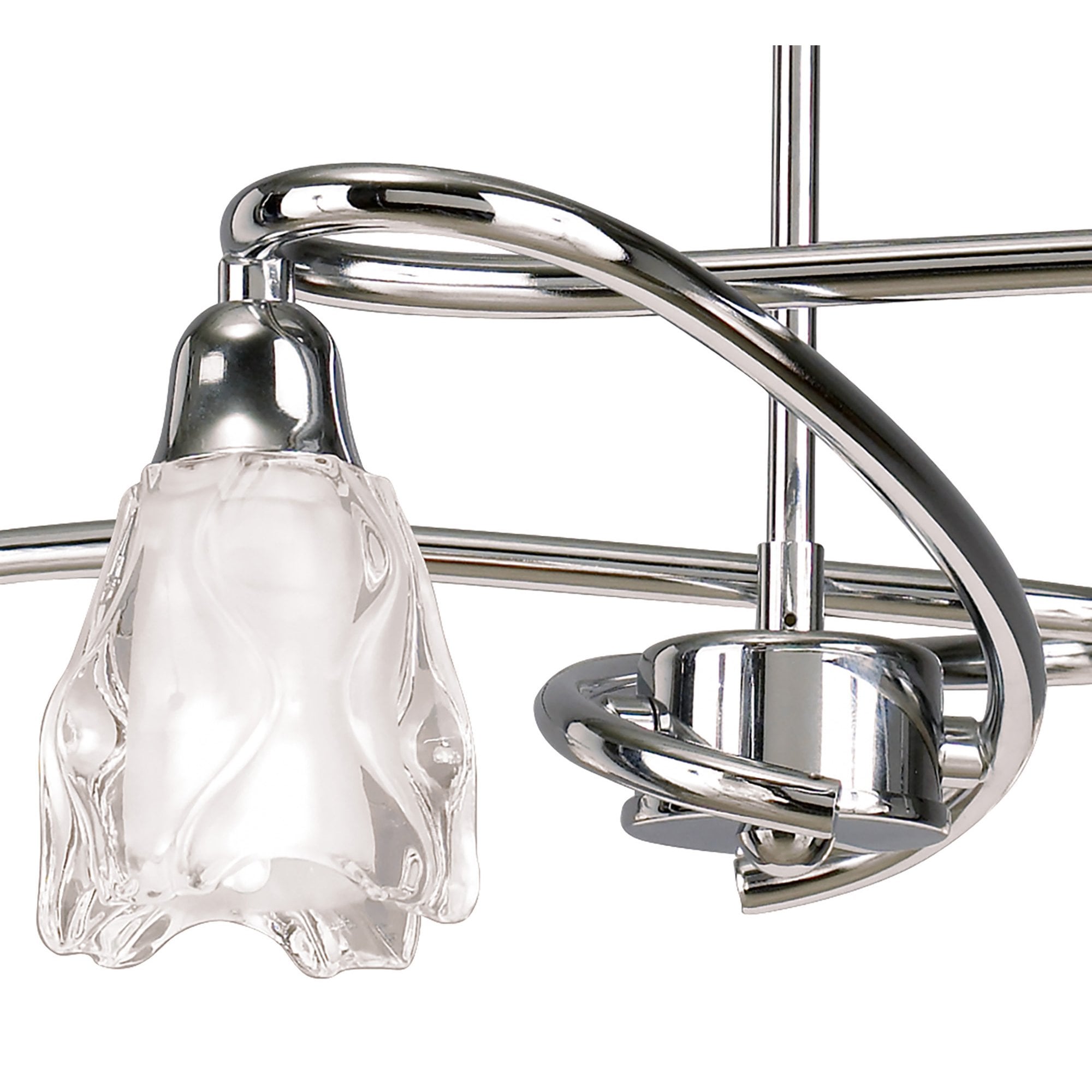 M8622/1 Amel Telescopic Convertible To Semi Flush 4 Light Polished Chrome