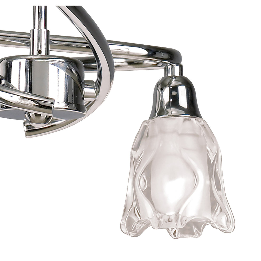 M8622/1 Amel Telescopic Convertible To Semi Flush 4 Light Polished Chrome