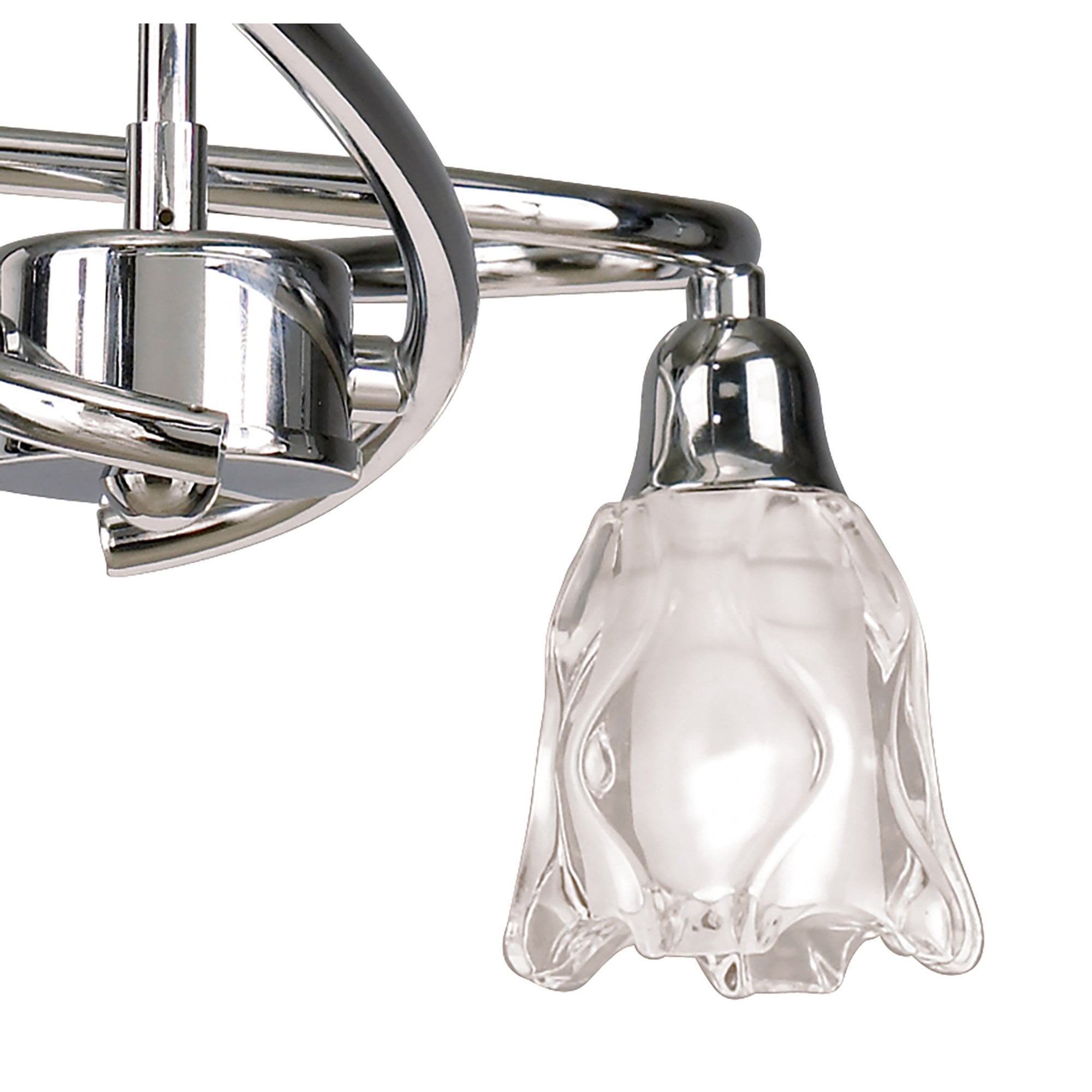 M8622/1 Amel Telescopic Convertible To Semi Flush 4 Light Polished Chrome
