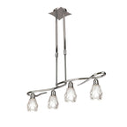 M8624/1 Amel Telescopic 4 Light Polished Chrome