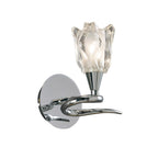 M8580/S/1 Amel Wall Lamp Switched 1 Light Polished Chrome