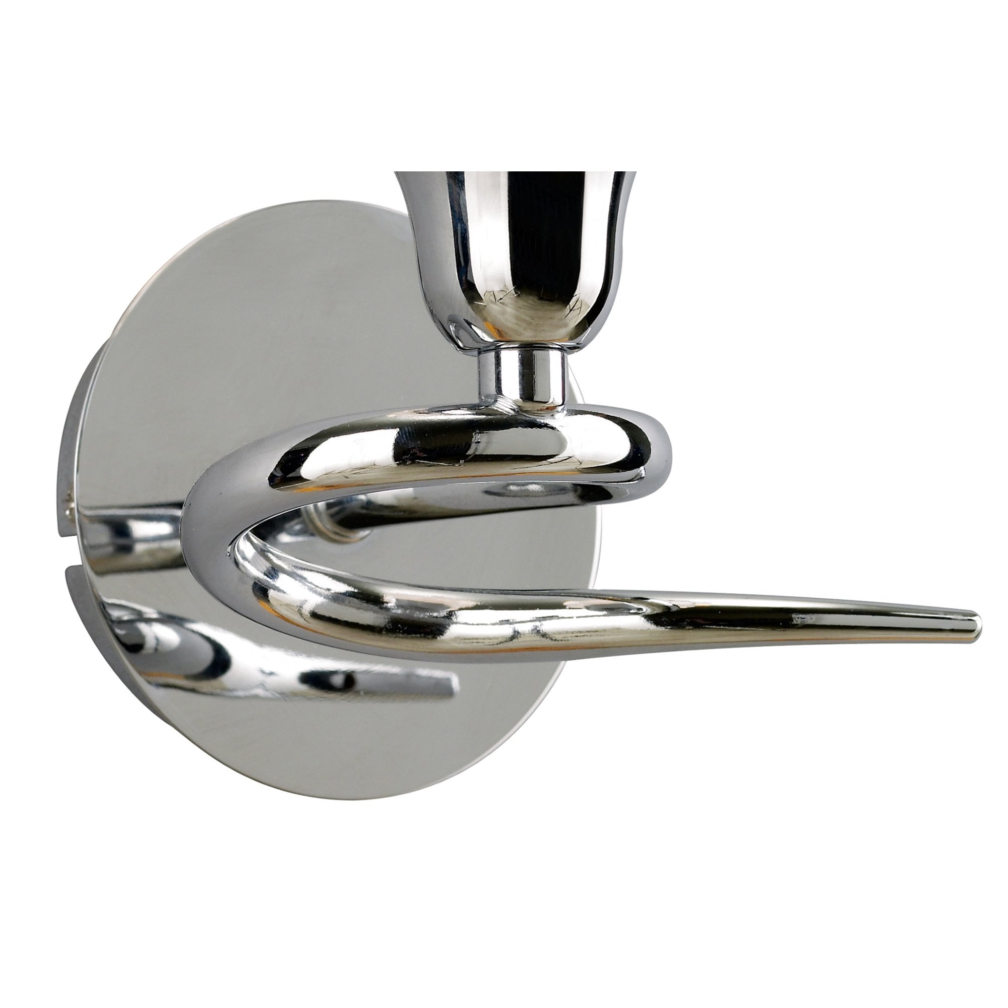 M8580/S/1 Amel Wall Lamp Switched 1 Light Polished Chrome