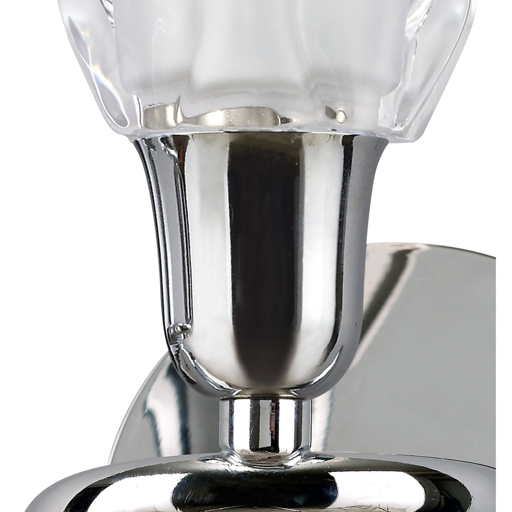 M8580/S/1 Amel Wall Lamp Switched 1 Light Polished Chrome
