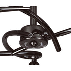 M8623BC/1 Amel Ceiling 3 Light Black Chrome