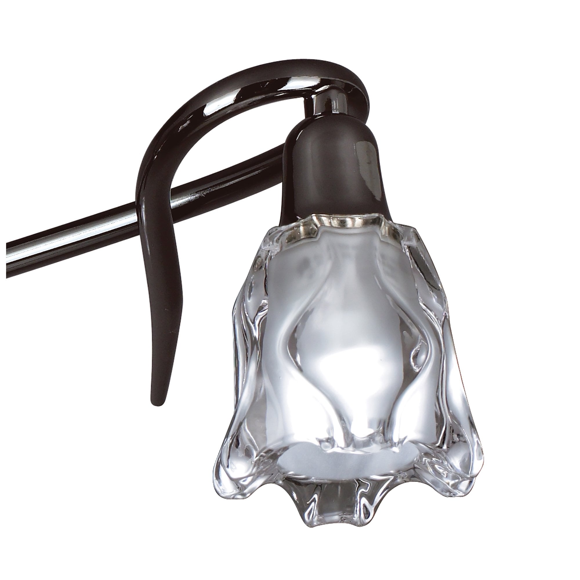 M8623BC/1 Amel Ceiling 3 Light Black Chrome