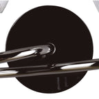 M8581BC/S/1 Amel Wall Lamp Switched 2 Light Black Chrome