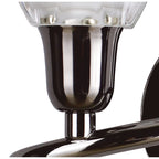 M8581BC/S/1 Amel Wall Lamp Switched 2 Light Black Chrome